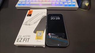 iPhone 15 Pro | Screen Protector Installation - Spigen GLAStR EZ FIT