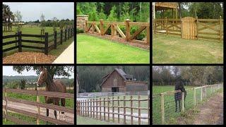 29+ Amazing Horse Fence Design Ideas for easy Maintenance.