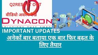 Dynacons Systems and Solutions Ltd NSE: DSSLअनेकों बार बताया एक बार फिर बढ़त, उड़ान  के लिए तैयार