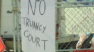 Truancy Court Protests