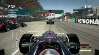 F1 2012 - Online Multiplayer Quick Race: Malaysia and Monza!