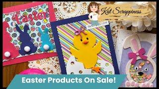 Fun Easter Products on Sale! #katscrappinesscraftstore #cardmakingsupplies