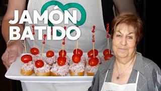 Receta de Montadito de Jamón Batido