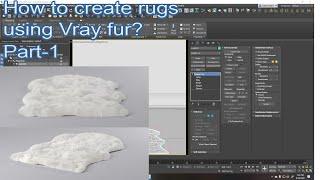 How to create rugs using Vray fur?  Part-1