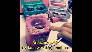 OMG amazing eyelash washing machine | How to clean false eyelashes from lash vendors #shorts