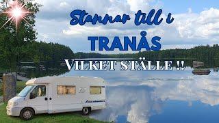  Stannar till i Tranemo, vilket fint ställe vid sjön !!! 