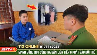 Truy tố thanh niên xả súng bắn đối thủ để giải quyết mâu thuẫn | Bản tin 113 online ngày 1/11 |ANTV