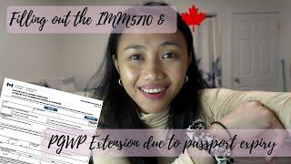 How to extend your PGWP due to Passport Expiry? and Filling out the IMM5710 | International Graduate