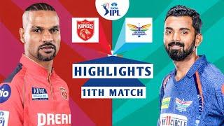 LSG vs PBKS 11th Match IPL 2024 Highlights | IPL Highlights 2024 | Cricket ipl 2024 highlights today