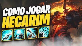 Como Jogar de HECARIM no WILD RIFT! BUILDS, RUNAS e DICAS