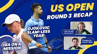 Djokovic OUT, ends 2024 SLAM-LESS! Swiatek + Sabalenka impress  | US Open 2024