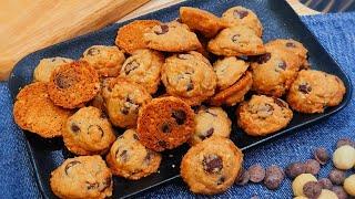 Crispy Mini Chocolate Chip Cookies Recipe|Famous Amos Style香脆迷你巧克力粒曲奇饼干食谱,完全酥脆,甜度适中Totally Crispy