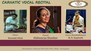 UKS CARNATIC Aishwarya Shankar Vocal recital