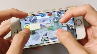 iPhone 5s - PUBG Mobile 4 Fingers Claw Handcam - Gameplay #2