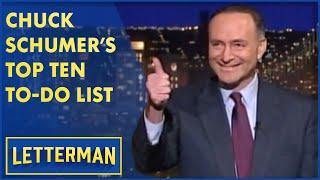 Top Ten Things On Chuck Schumer's To-Do List | Letterman