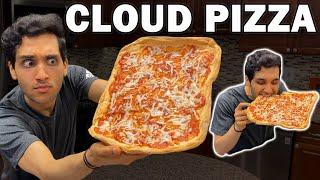 GIANT CLOUD PIZZA || Low Calorie, High Protein Cloud Bread Pizza