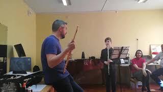 Даниил на мастер-классе с Gareth McLearnon УМК 23.02.2019