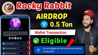 Rocky Rabbit Airdrop  | Rocky Rabbit withdrawal money to bank  |Airdrop  rocky rabbit transaction