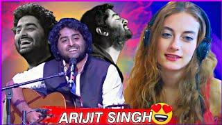 Tum hi ho ️ Arijit Singh live performance Reaction by Russian Girl