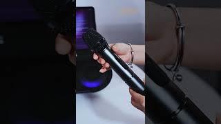 Its microphones are professional-grade. #karaoke #rhm #microphone #bluetoothspeaker  #music #asmr