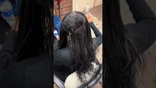 Micro braids either Human wavy ends 16 hrs 3 braiders #braidedstyles #microbraids #individualbraids