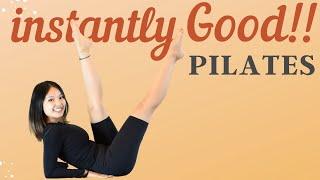 Instantly Feel Good Quick Body Routine | Pilates At Home *Moving Mango #20922