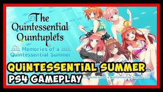 The Quintessential Quintuplets Memories of a Quintessential Summer[五等分の花嫁~夏の思い出も五等分] (PS4) Gameplay