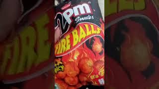 snaks fire balls #asmr #short #shortvideo #viral #snaks #snaksfireballs #snaks