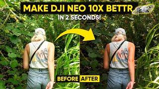 How to Make Your DJI Neo Videos 10x Better in 2 Seconds!