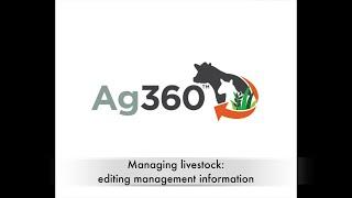 Ag360 - Managing livestock: mob movements and rotations