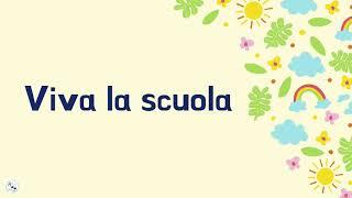 Viva la scuola con testo