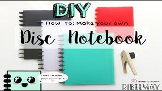 How to make a Disc Notebook A4 - CHEAP DIY - May Explains - Student to Teacher