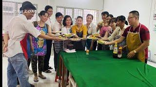 BUỔI DẠY NGHỀ NẤU ĂN CỦA  TT DẠY NGHỀ NHẬT TÂN