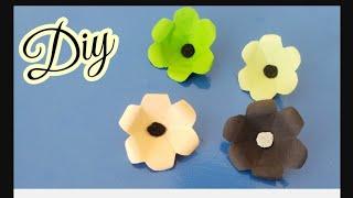 How to make paper flower #paperflower #diy