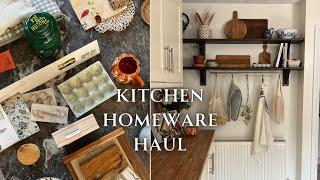 kitchen homeware haul | cottagecore, english country home inspired | dunelm, tkmaxx, matalan, + more