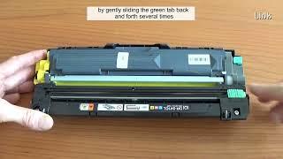 Replacing Toner Brother TN221 TN223 TN225 TN227 TN241 TN245 TN247 MFC-9130 HL-3150