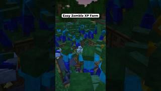 Easy Starter Zombie XP Farm in Minecraft 1.21 Tutorial #minecraft #shorts