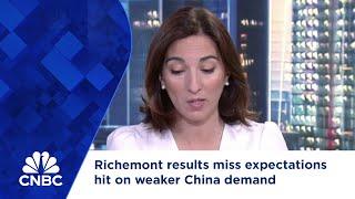 Richemont results miss expectations hit on weaker China demand