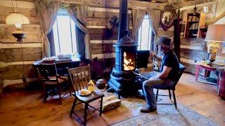 potbelly wood burning stove install at the cabin