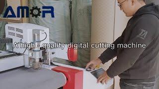 Why choose AMOR CNC Oscillating Knife Cutting Machine Cut | Digital Flatbed Cutting Machine