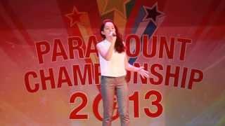 Paramount Championship 2013 Finals (Cat B) - 3 Edison - Mandarin Solo Singing