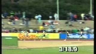 Seb Coe wins AAA 1500m in 1989