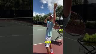 Learn how to hit a kick serve in tennis