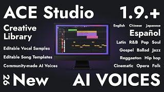 Discover 26 new AI voices in ACE Studio 1.9.1