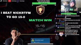 I BEAT NICKRTFM TO GO 15-0!!! l EAFC25 FUT CHAMPS ULTIMATE TEAM GAMEPLAY + REWARDS!!!