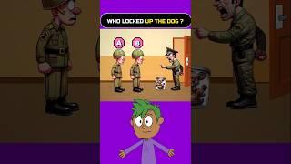 Who locked up the dog ? #puzzle #brainteaser #quiz #logicpuzzle #mystery #logicpuzzle #riddle