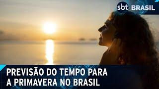 Primavera tem previsão de chuva abaixo e temperatura acima das médias | SBT Brasil (23/09/24)