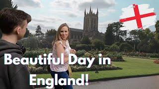 AMERICANS Explore Beautiful ENGLAND | Bury St Edmunds