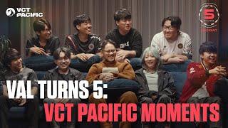 Pacificの選手たちがVALORANTの5周年をお祝い