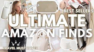 *ULTIMATE* Amazon Mini Travel Must Haves: THE BEST tech organizer + travel tote bag + suitcase finds